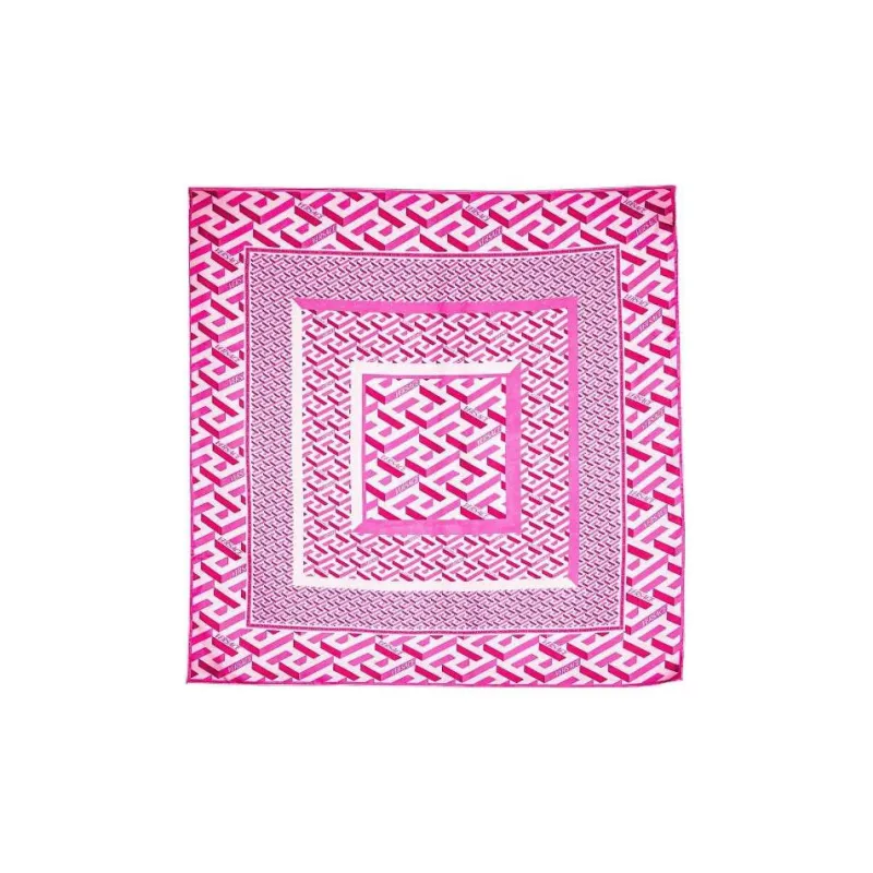 VERSACE Silk Scarves Women's Pink-0
