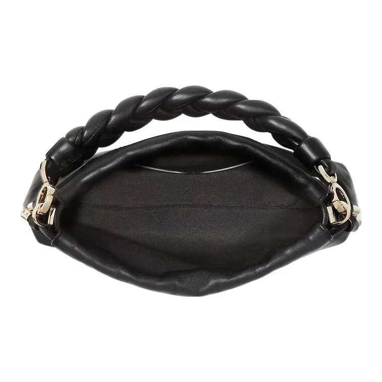 Kate Spade Meringue Sheepskin Handbag Shoulder Bag Crossbody Bag Small Size Women's Black-3