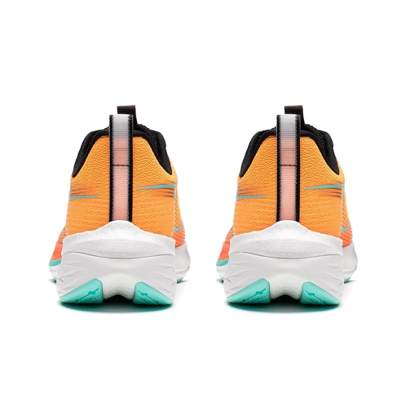 LiNing Red Hare 6 Pro Cushioning Anti Slip And Wear Resistant Low Top Running Shoes Men's Neon Bright Orange-3