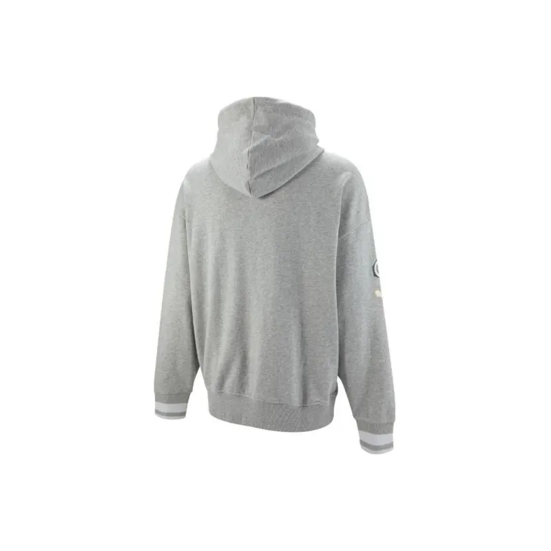 PUMA Jackets Men Light Mixed Gray-1