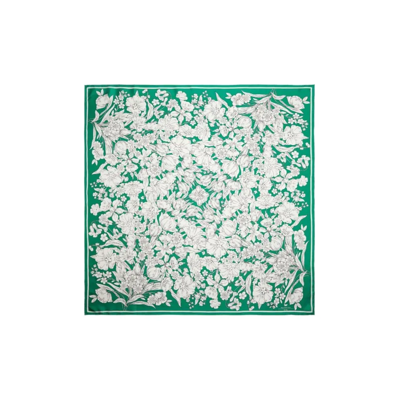 Chloé Silk Scarves Women's Green-0