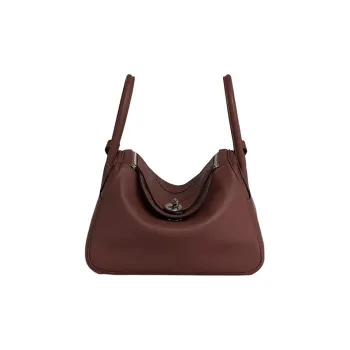 HERMES Lindy Swift Calfskin Portable Crossbody Bag, Shoulder Bag Women's