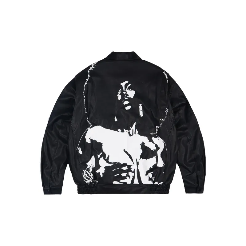 Playboy X WHOOSIS Leather Jackets Unisex Black-1