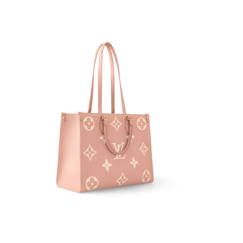 LOUIS VUITTON Onthego Mm Trianon Pink/Cream-1