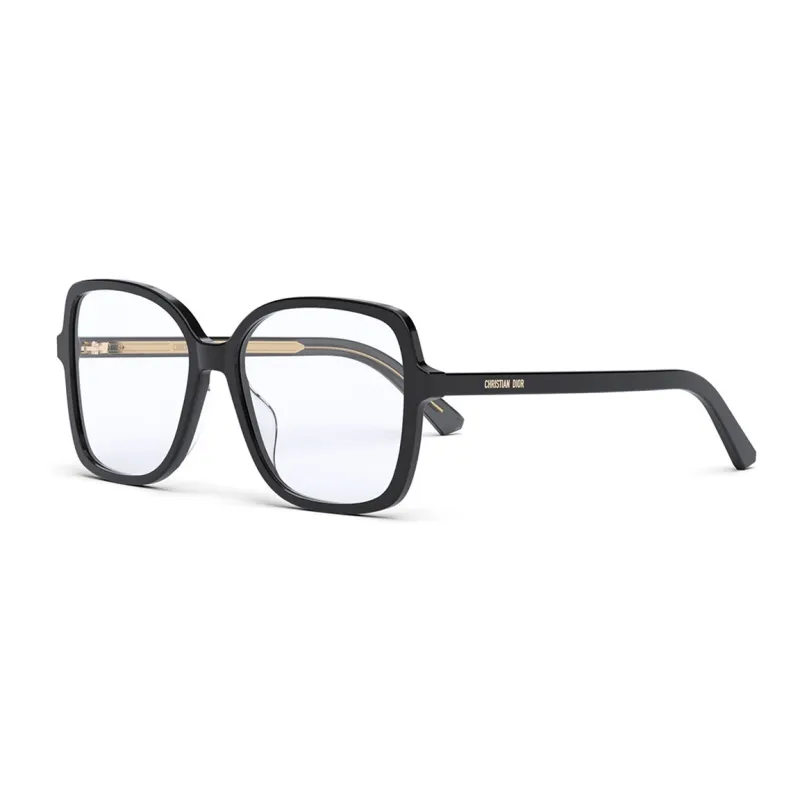 DIOR Plate Frame Butterfly Eyeglass Frames Women's Black-0