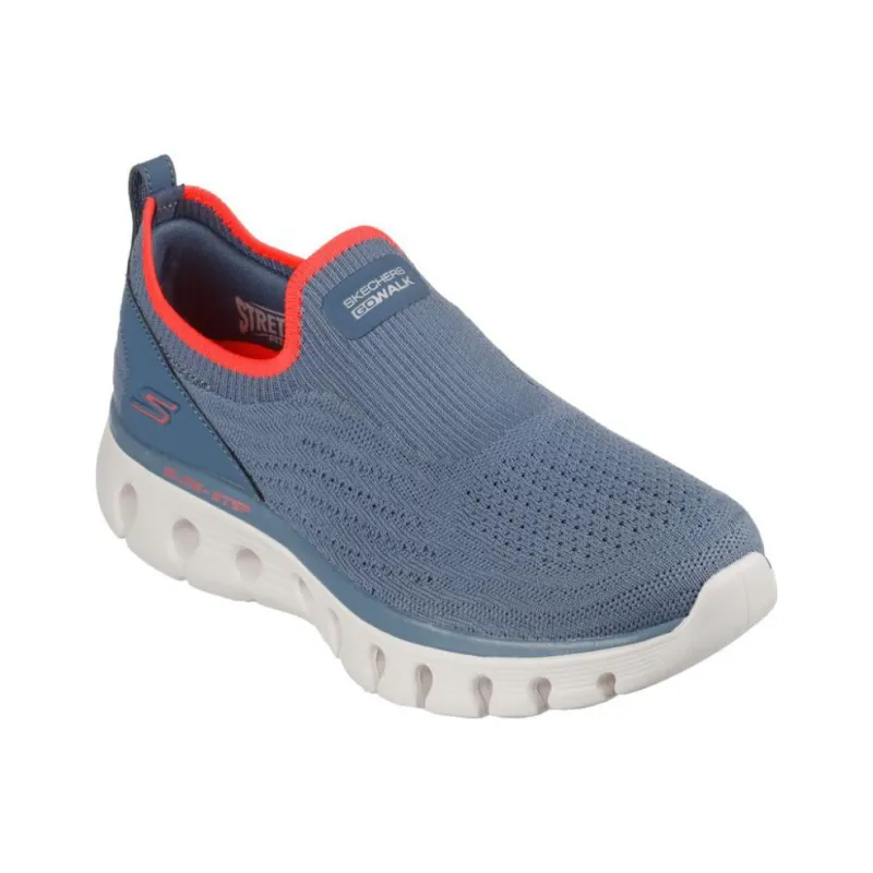 Skechers Go Walk Glide-step Flex-Dazzling Joy Cushioning Anti-Slip And Wear-Resistant Low-Top Casual Shoes Women's Blue-2