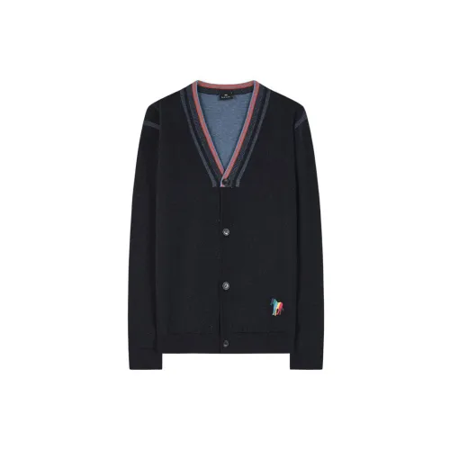 PS By Paul Smith Cashmere Sweaters Men Navy Blue