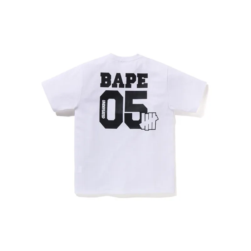 A BATHING APE X UNDEFEATED College Tee FW22-1