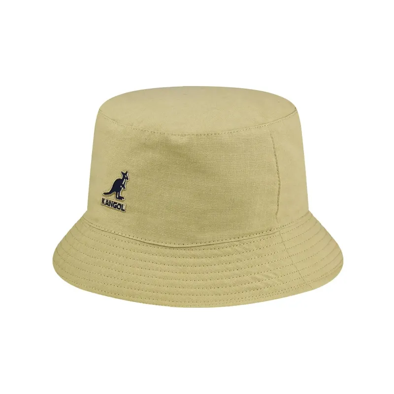 KANGOL Bucket Hats Unisex Khaki-1