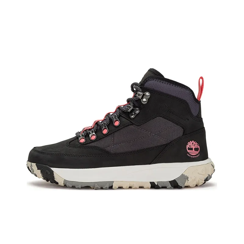 Timberland Greenstride Motion 6 Mid Fabric And Leather Waterproof Hiking Boot 'Black' Women's-0