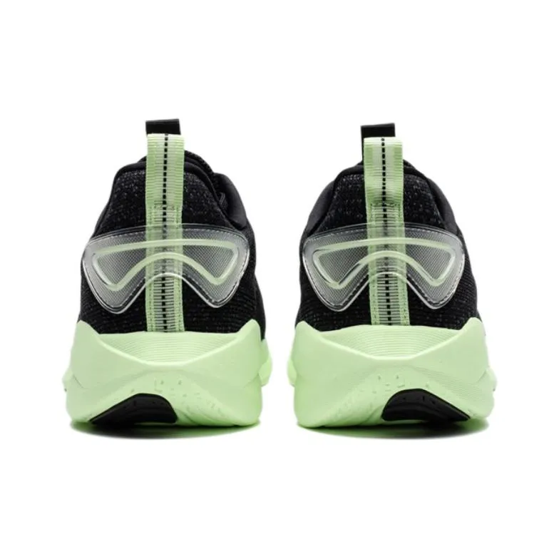 XTEP To Light 6.0 Running Shoes Men Low Top Black/Jelly Green-3