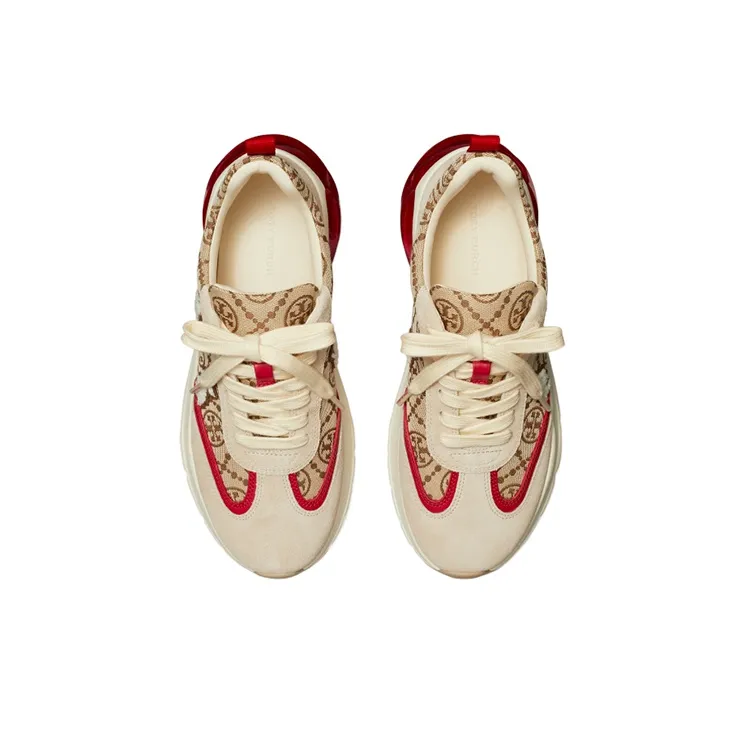 TORY BURCH Low-Top Sports Casual Shoes Women's Beige Year Of The Rabbit Limited-2