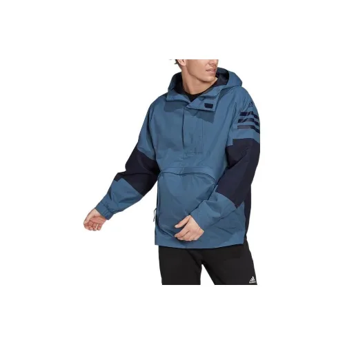 Adidas TerrexOther Jackets Men Light Cyan Gray