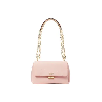 Kate Spade Carlyle Litchi Grain Leather Shoulder Bag Crossbody Bag Medium Size Women's Pink