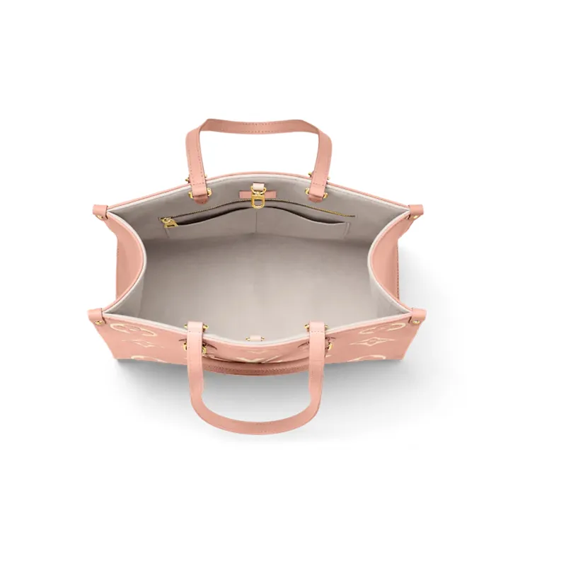 LOUIS VUITTON Onthego Mm Trianon Pink/Cream-4