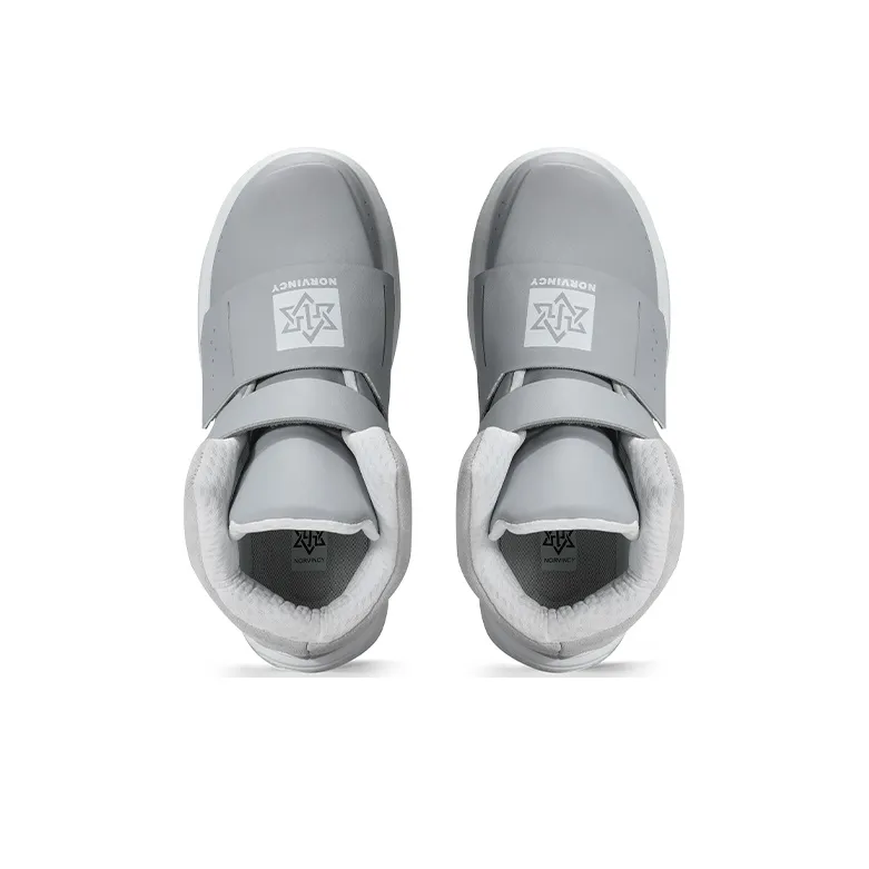 NORVINCY Stylish Skateboarding Shoes Unisex Light Gray-3