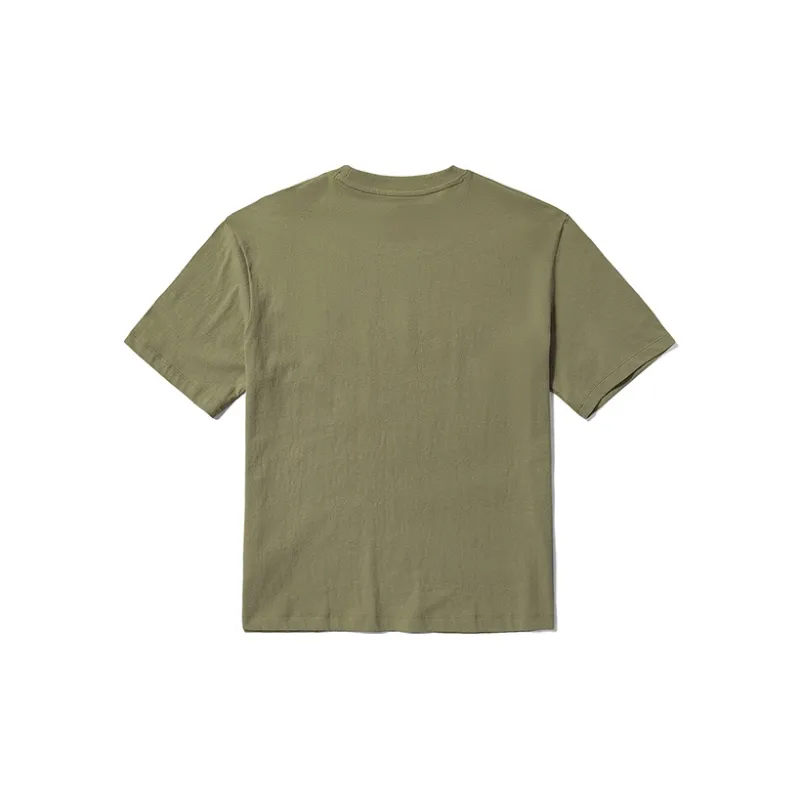 Timberland Drop Shoulder Sleeve T Shirt Unisex Kassel Green-1