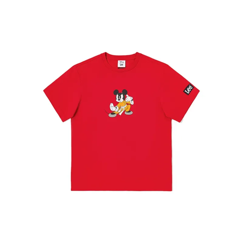 Disney X Lee T Shirts Men Red-0