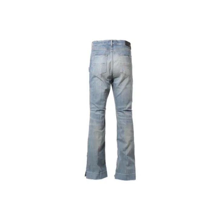 AMIRI Stack Flair Leg Jeans 'Clay Indigo'-1