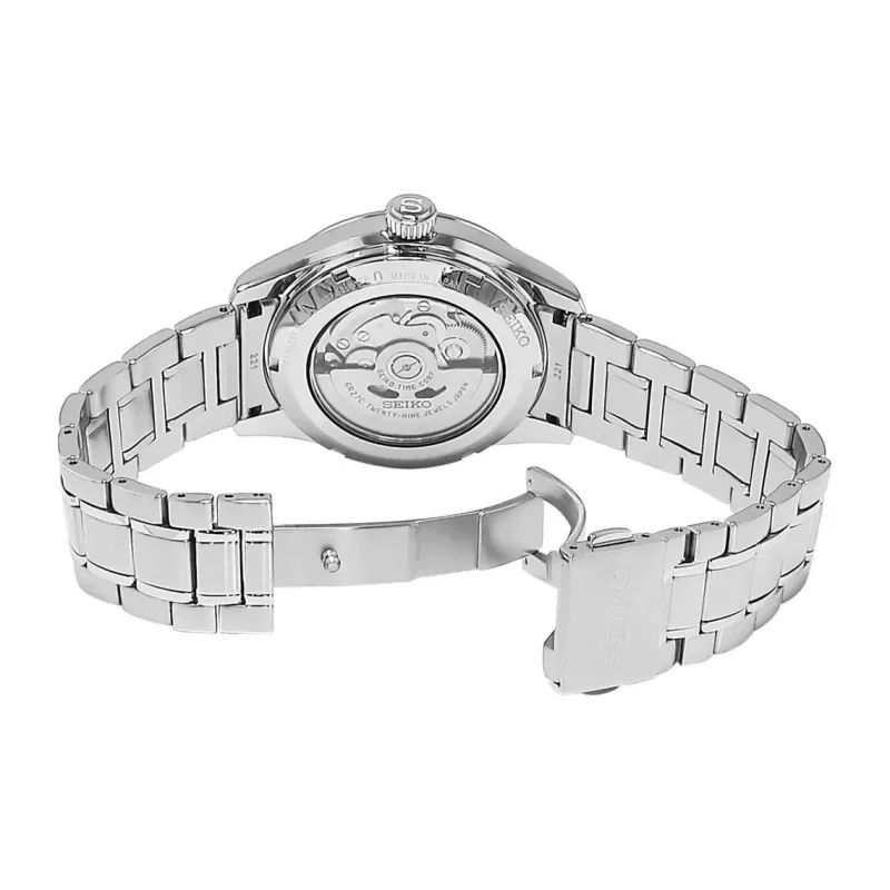 SEIKO Presage Series Automatic Mechanical Movement Stainless Steel Strap Watch Men's Watches Blue Dial SPB091J1-1