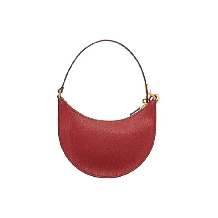 Valentino Grained Calfskin HOBO Bag Shoulder Handbag Mini Women's Red-3
