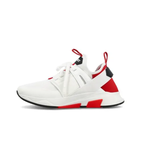 TOM FORD Casual Shoes Men Low-Top White/Red