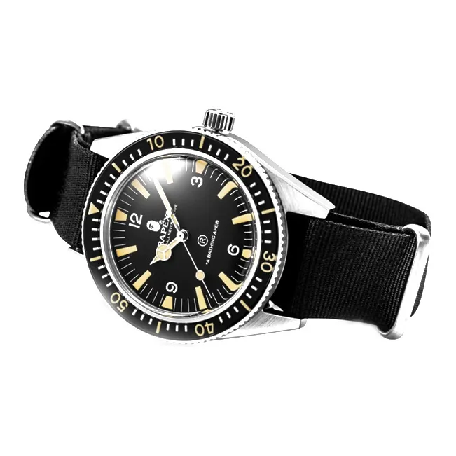Bape Classic Type 1 Bapex Watch Black-1