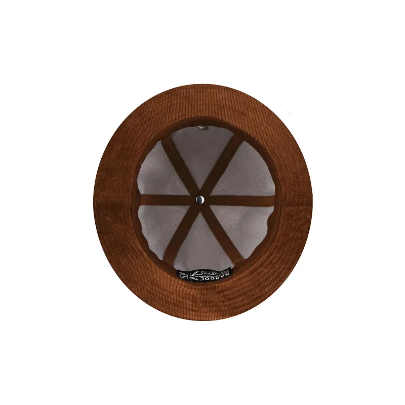 KANGOL Bucket Hats Unisex Brown-5