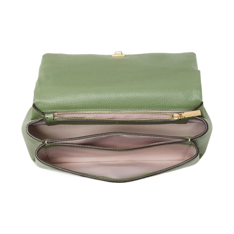 Kate Spade Carlyle Cow Leather Crossbody Bag Shoulder Bag Women's Avocado Green-3