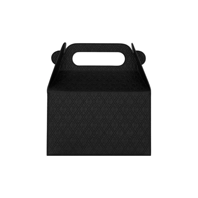 SAINT LAURENT Leather Handbag Regular Men's Black-6