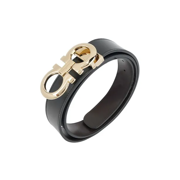 Ferragamo Reversible And Adjustable Gancini Belt-3
