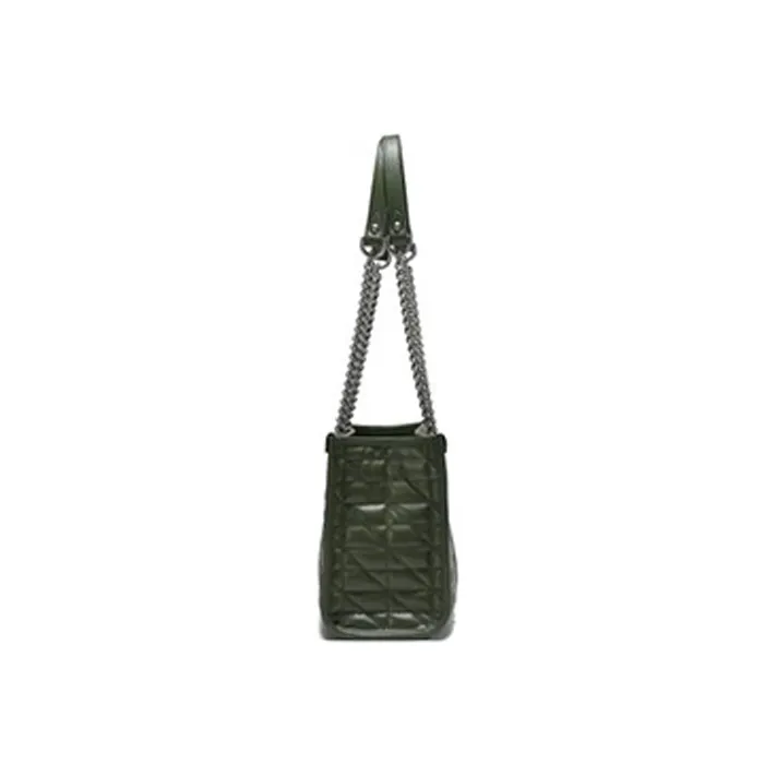 GUCCI MarmontGG Marmont Leather Tote Bag, Shopping Bag, Handbag, Shoulder Bag Small Size Women's Forest Green-2