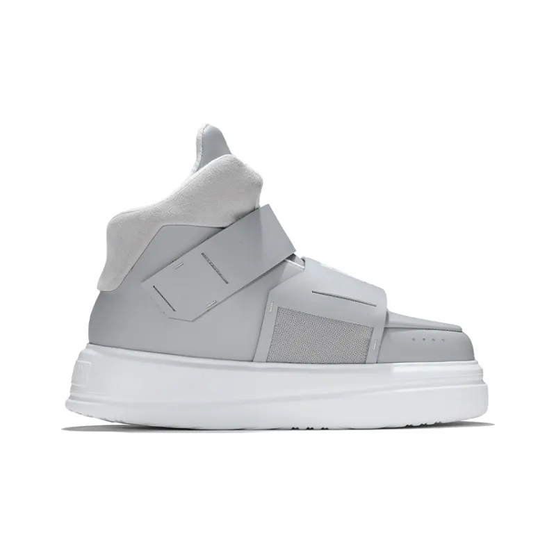 NORVINCY Stylish Skateboarding Shoes Unisex Light Gray-2