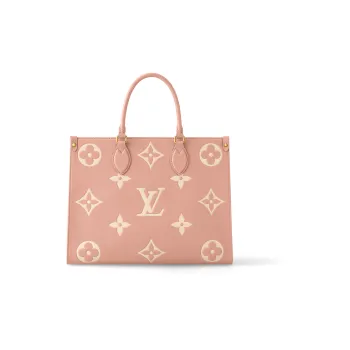 LOUIS VUITTON Onthego Mm Trianon Pink/Cream