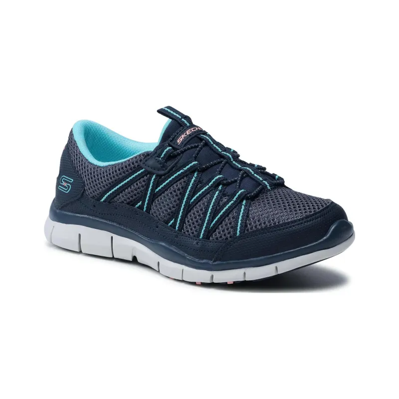 Skechers Gratis Collection Casual Shoes Women's Low Top Marine Blue/White-4