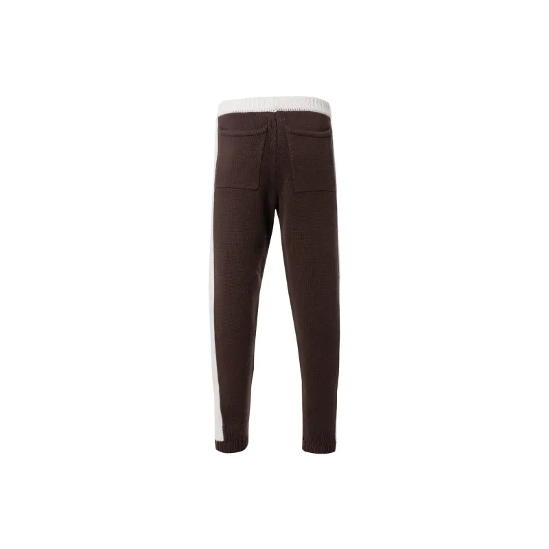 RHUDE Intarsia-knit Logo Sweatpants-1