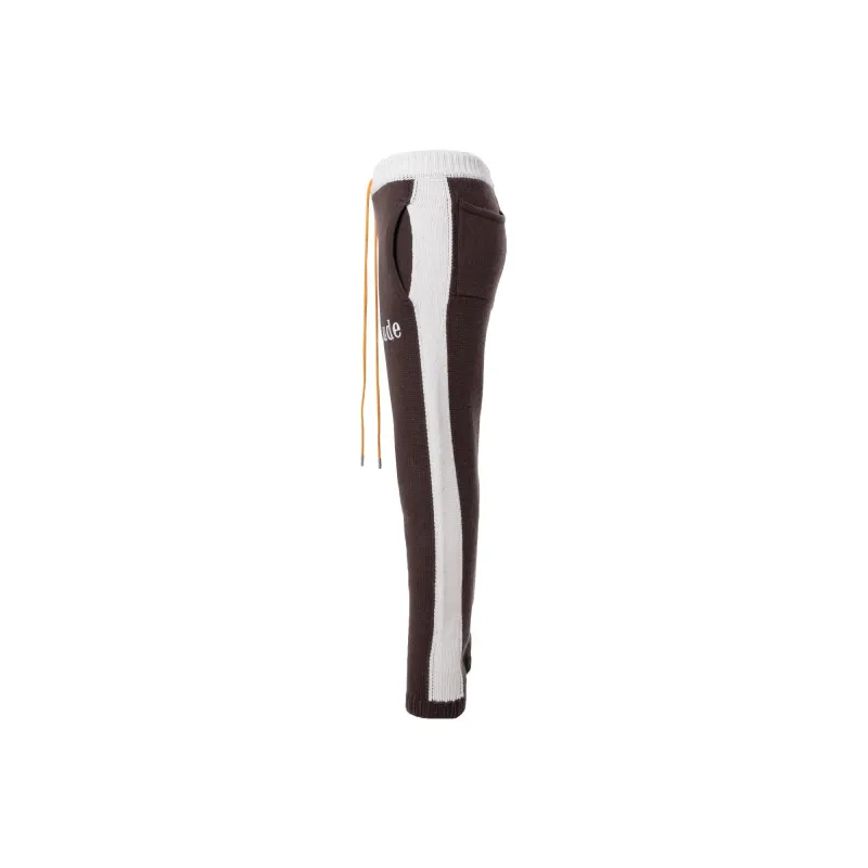 RHUDE Intarsia-knit Logo Sweatpants-2