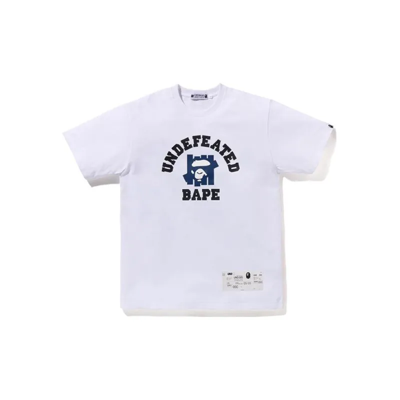A BATHING APE X UNDEFEATED College Tee FW22-0