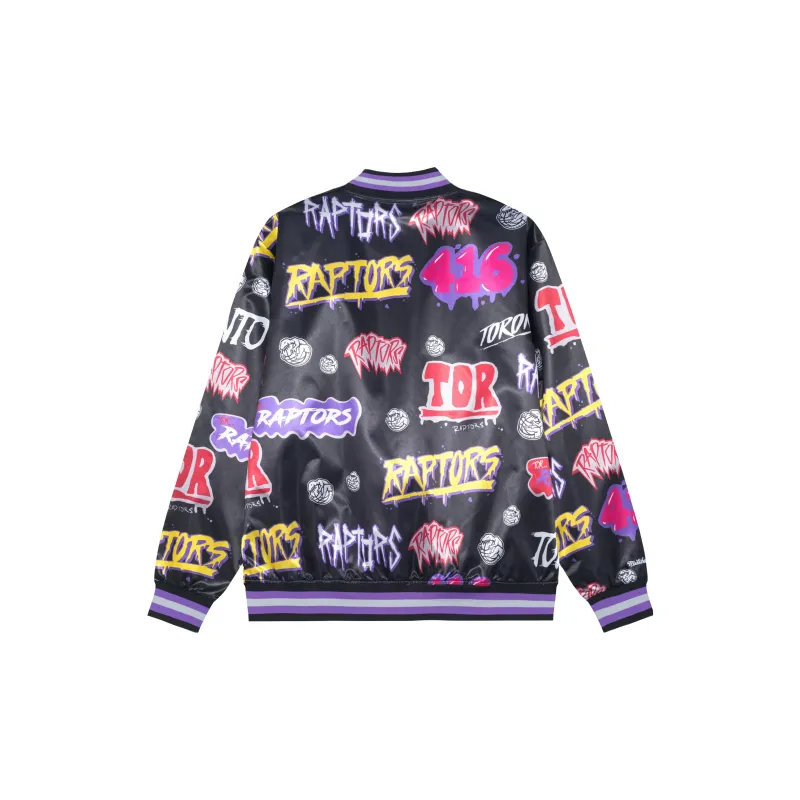 Mitchell Ness Jackets Unisex Black-1