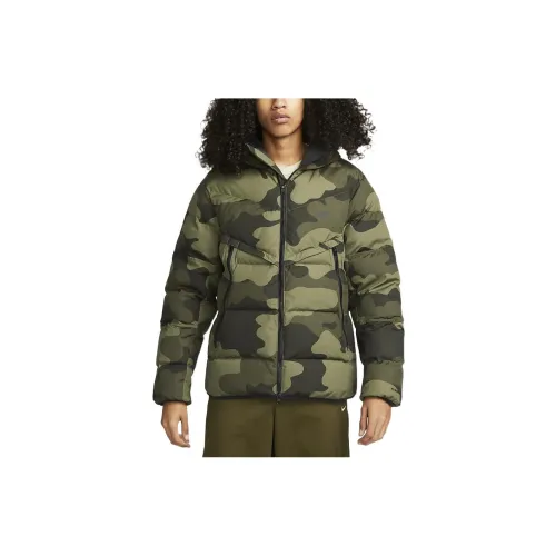 Nike Puffer Jackets Men Camouflage