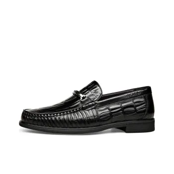 ST&SAT Dress Shoes Men Low Top Black/Brown