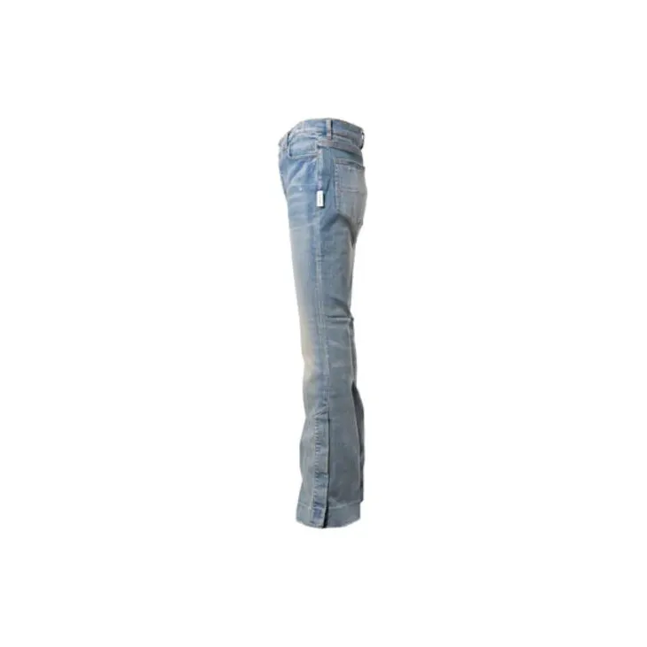 AMIRI Stack Flair Leg Jeans 'Clay Indigo'-2