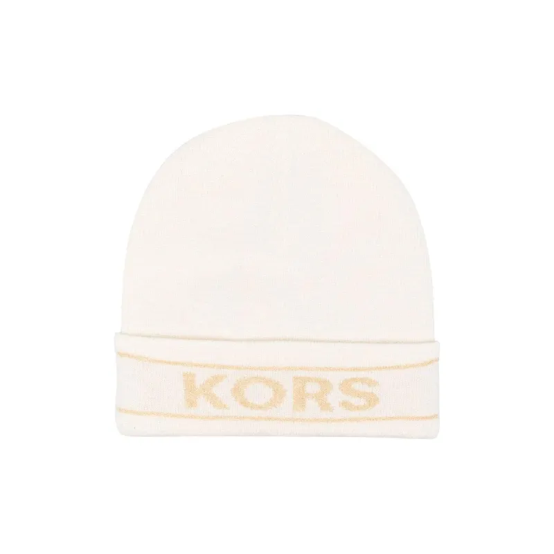 MICHAEL KORS Kids Intarsia knit Logo Beanie-0