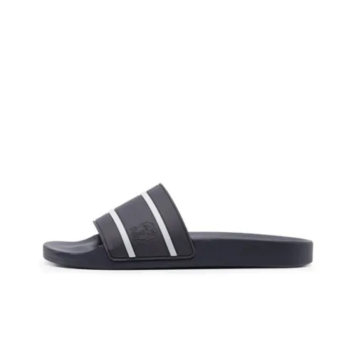 Brunello Cucinelli Slide Slippers Men Black/White