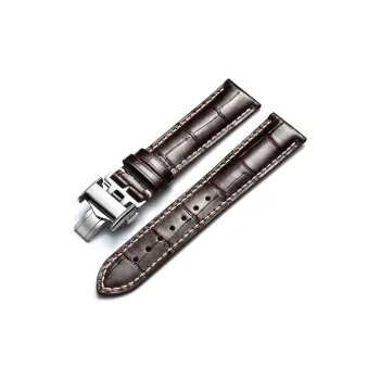 ZHISHENG Longines Compatibility Watch Band 14 21mm Interface Width Genuine Leather Material