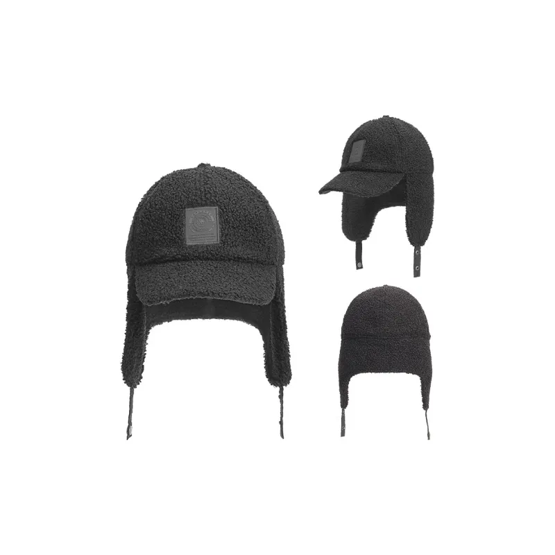 CAMEL Polyester Trapper Hats Unisex-0