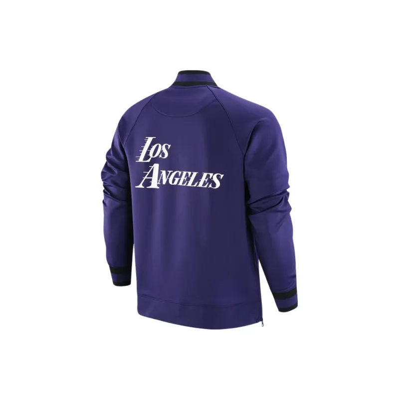 Nike Nba Los Angeles Lakers Showtime City Edition Dri Fit Jacket-1