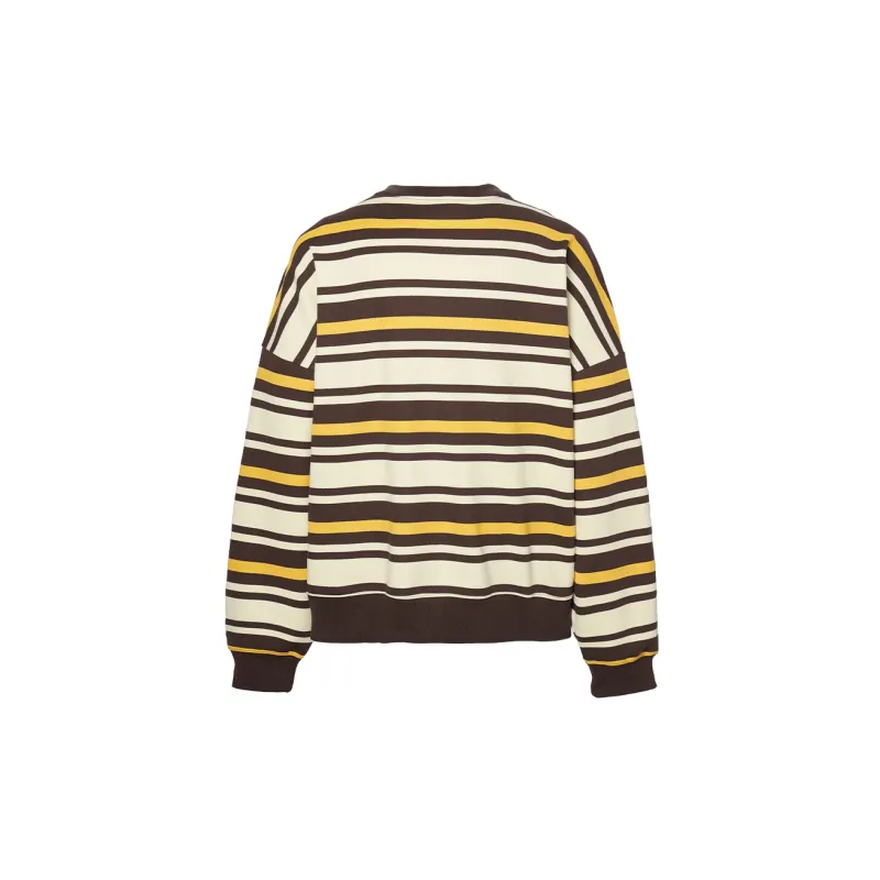 ROCAWEAR Sweatshirts Unisex Vintage Coffee Stripes-1