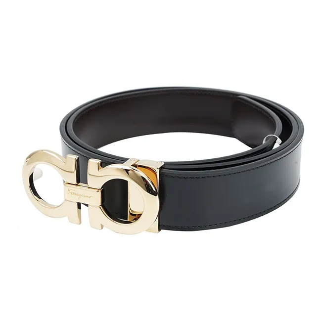 Ferragamo Reversible And Adjustable Gancini Belt-4