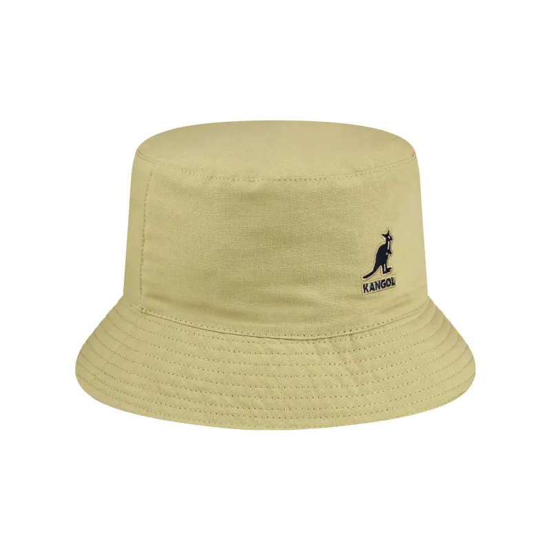 KANGOL Bucket Hats Unisex Khaki-3